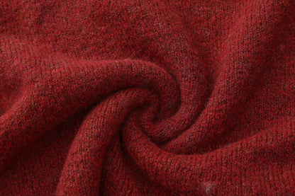 Sweater with detachable bows (Red)