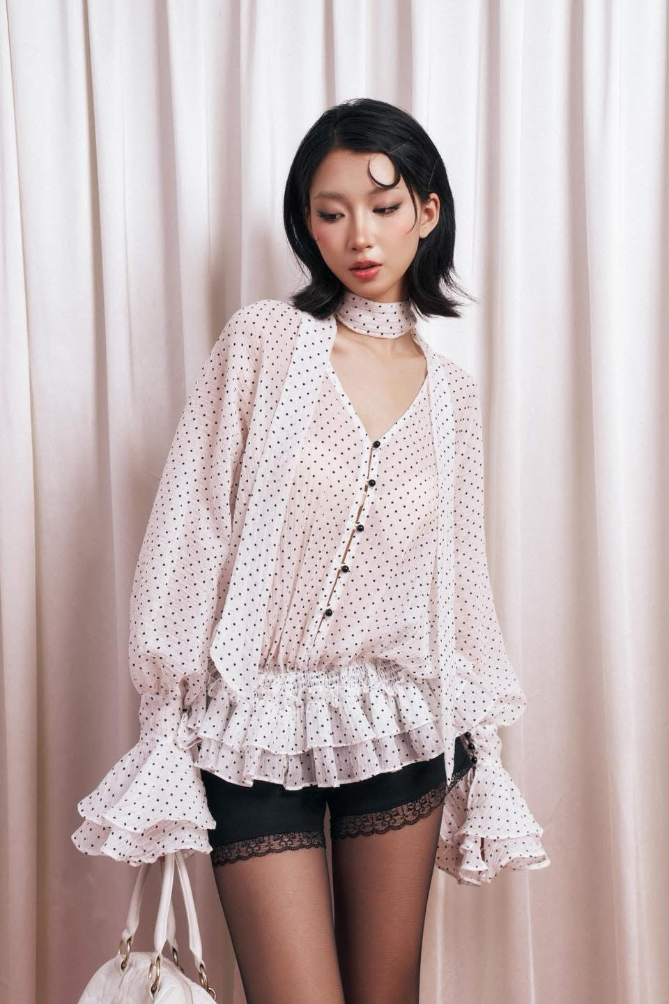 Chan.closet Athena Bi Top &amp; Short Jean