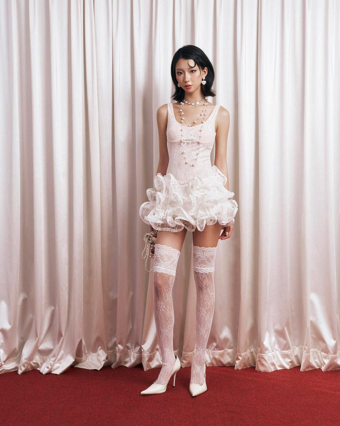 Chan.closet Lalalove Dress-White