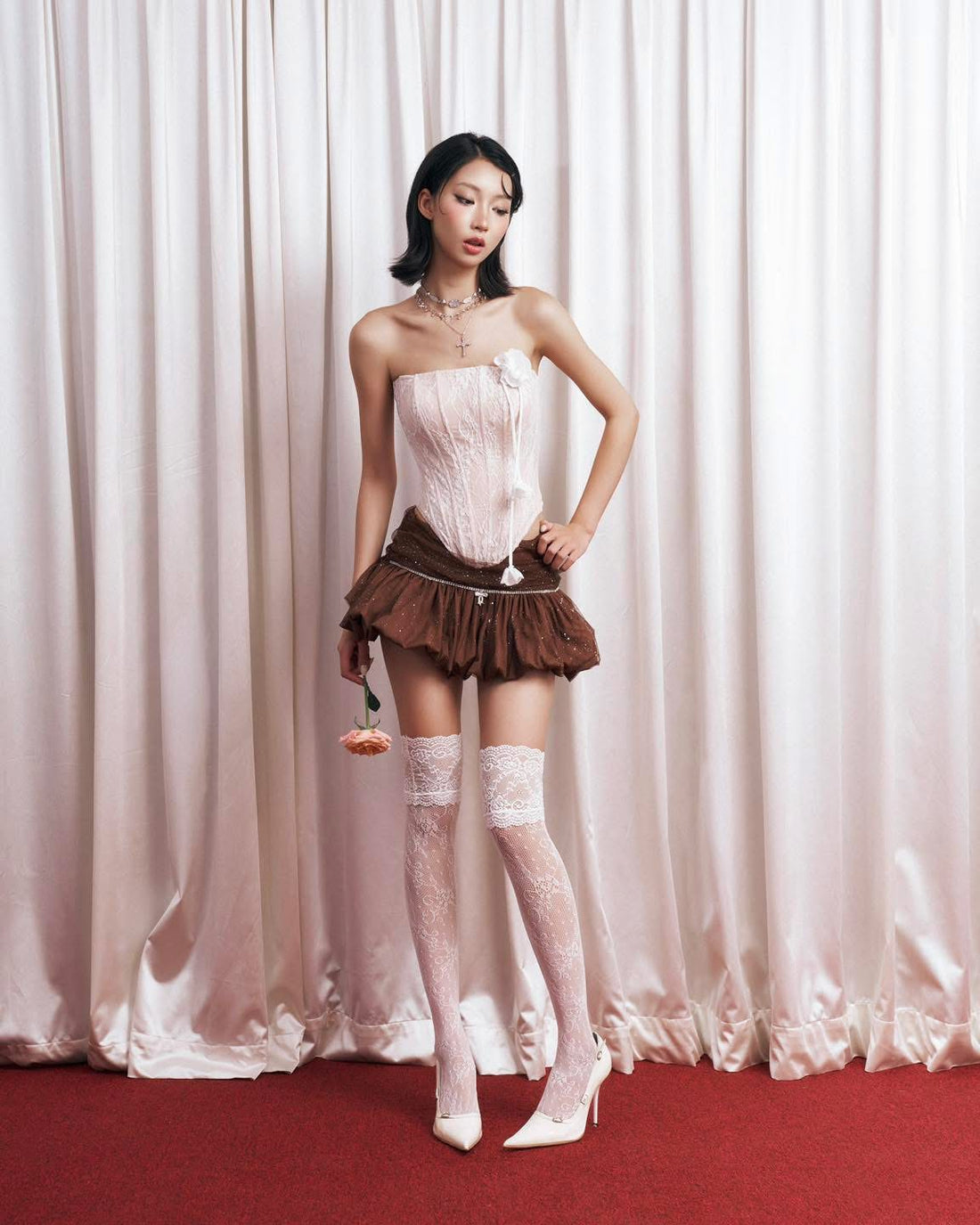 Chan.closet Betty Top &amp; Linlin Skirt