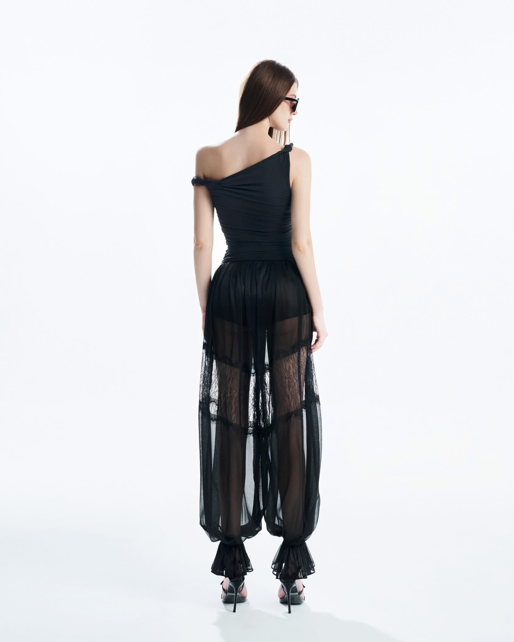 MUST HAVE Twist-Wrap Fitted Top &amp; Baggy Pants