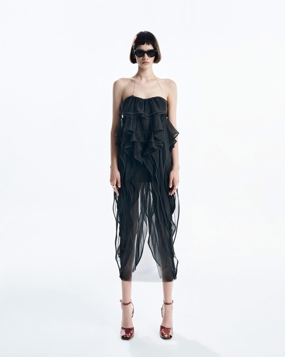 MUST HAVE Midi Strapless Cup Dress