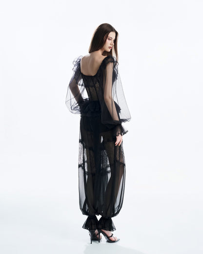 MUST HAVE Corset Lace Top &amp; Baggy Pants