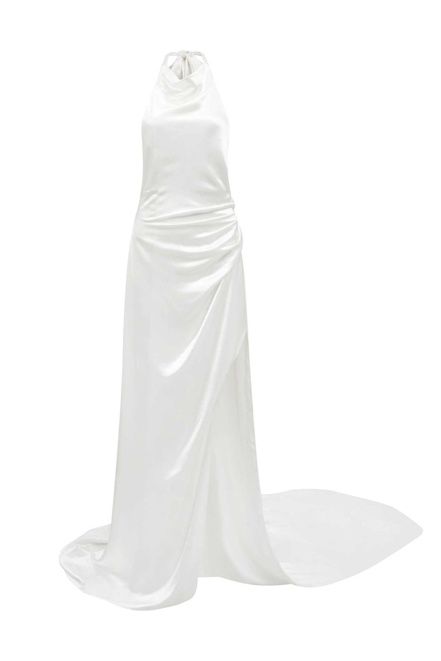 Phoebe Halter neck backless dress