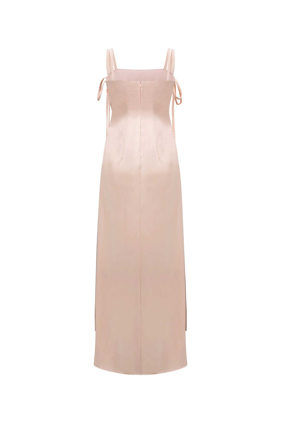 Phoebe Bow tie strap suspender dress