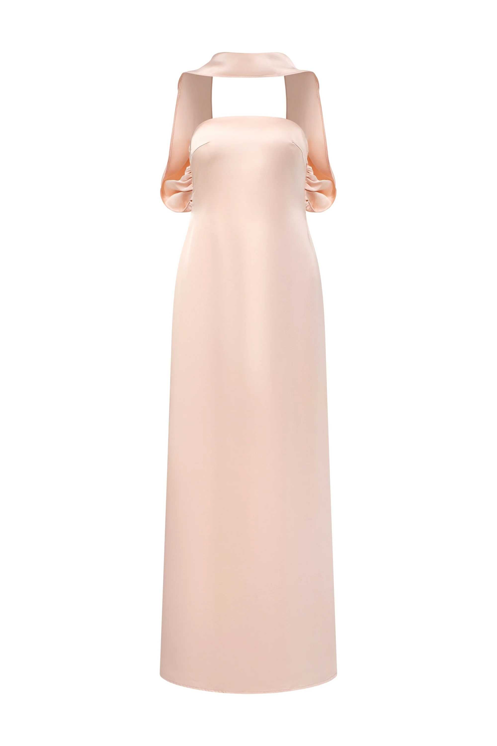 Phoebe Halter neck off shoulder dress