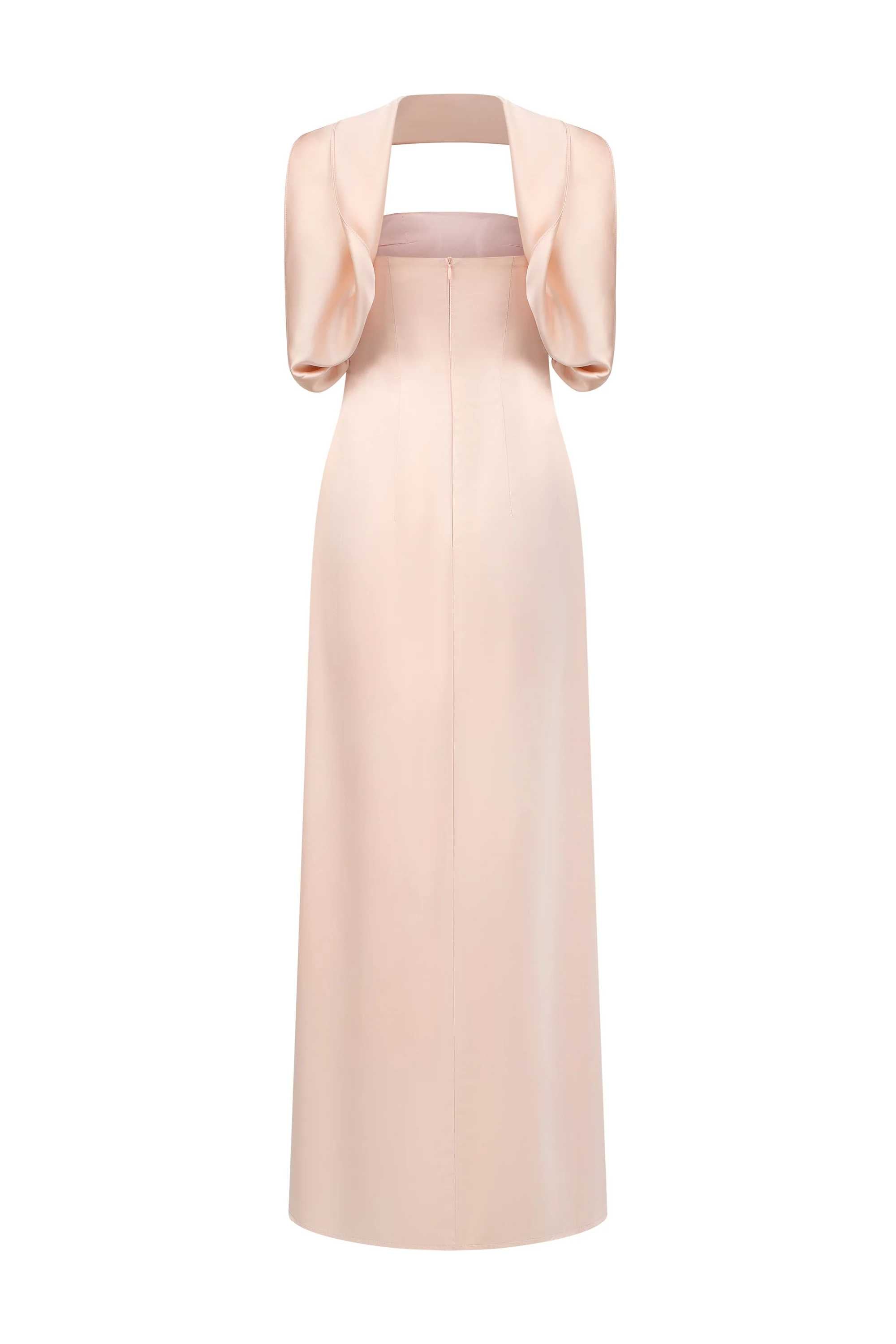 Phoebe Halter neck off shoulder dress