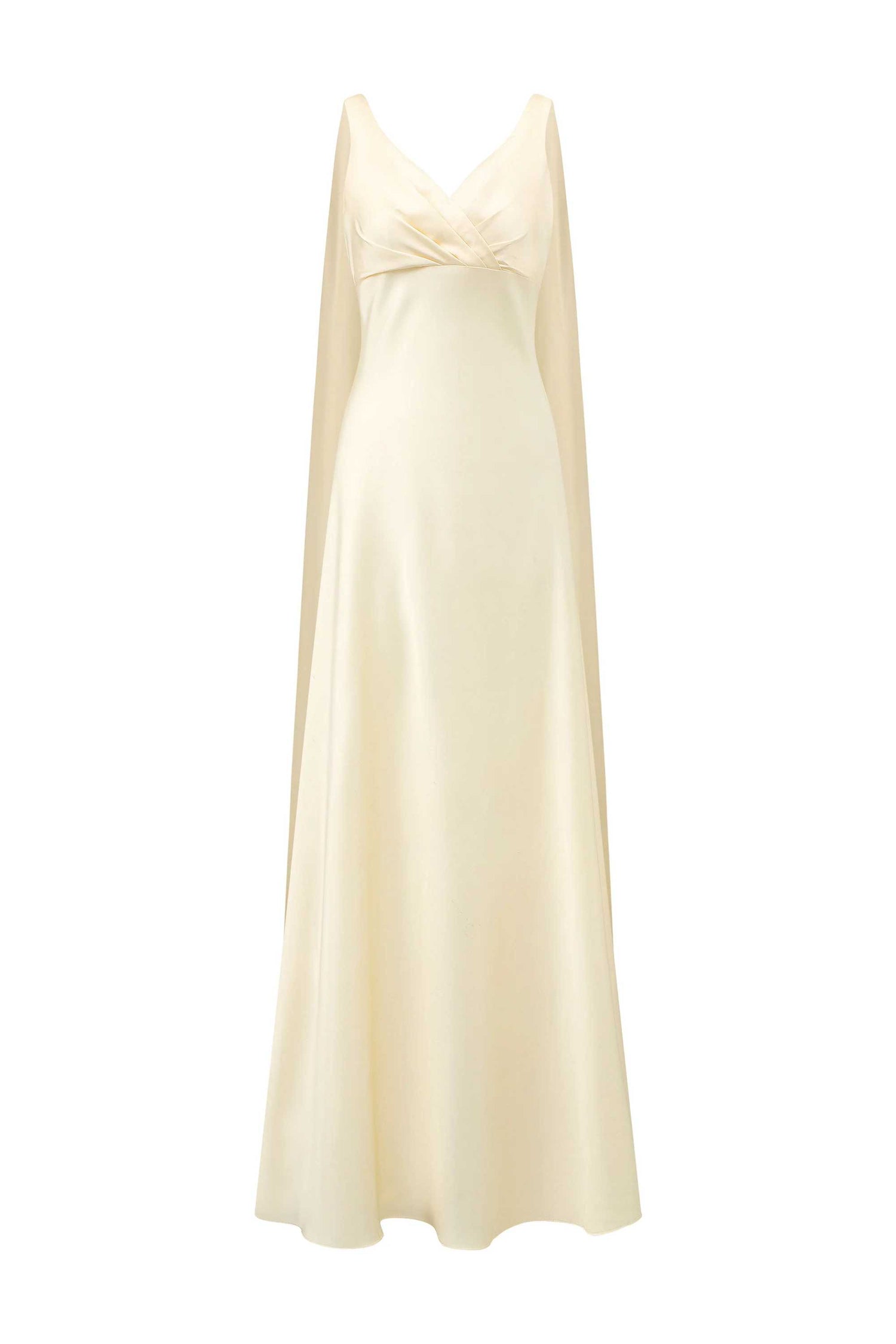 Phoebe V-neck shawl dress