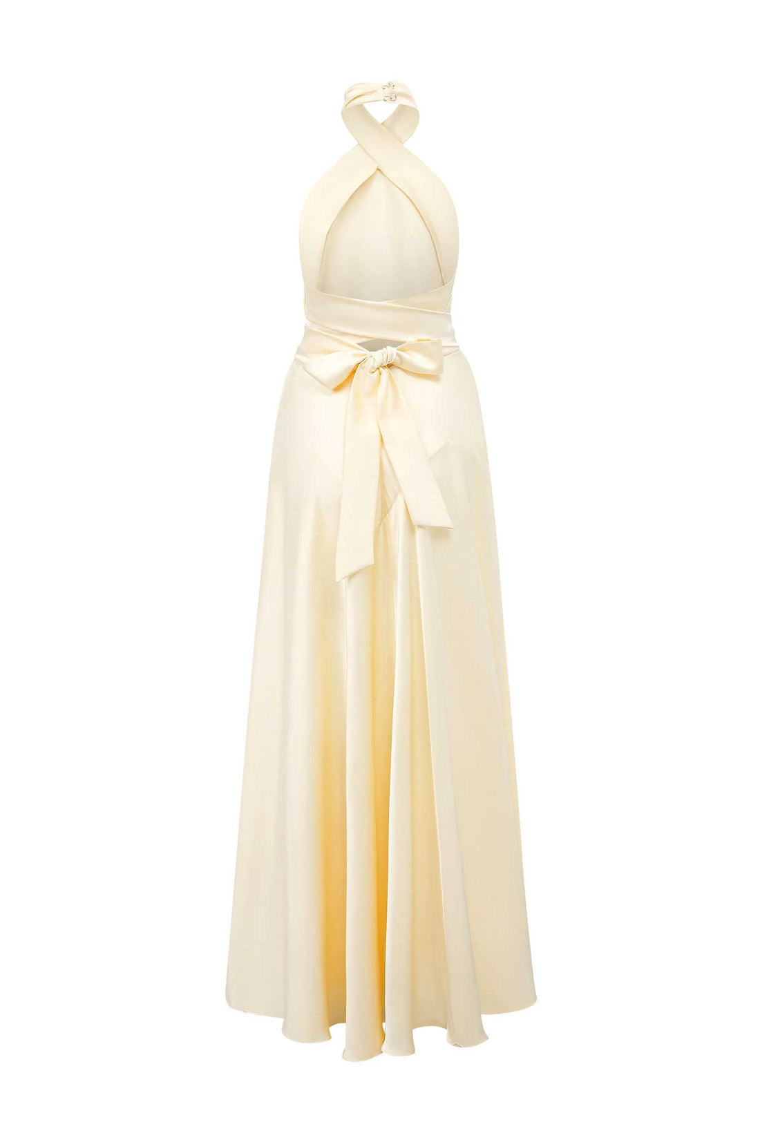 Phoebe Halter neck strap dress