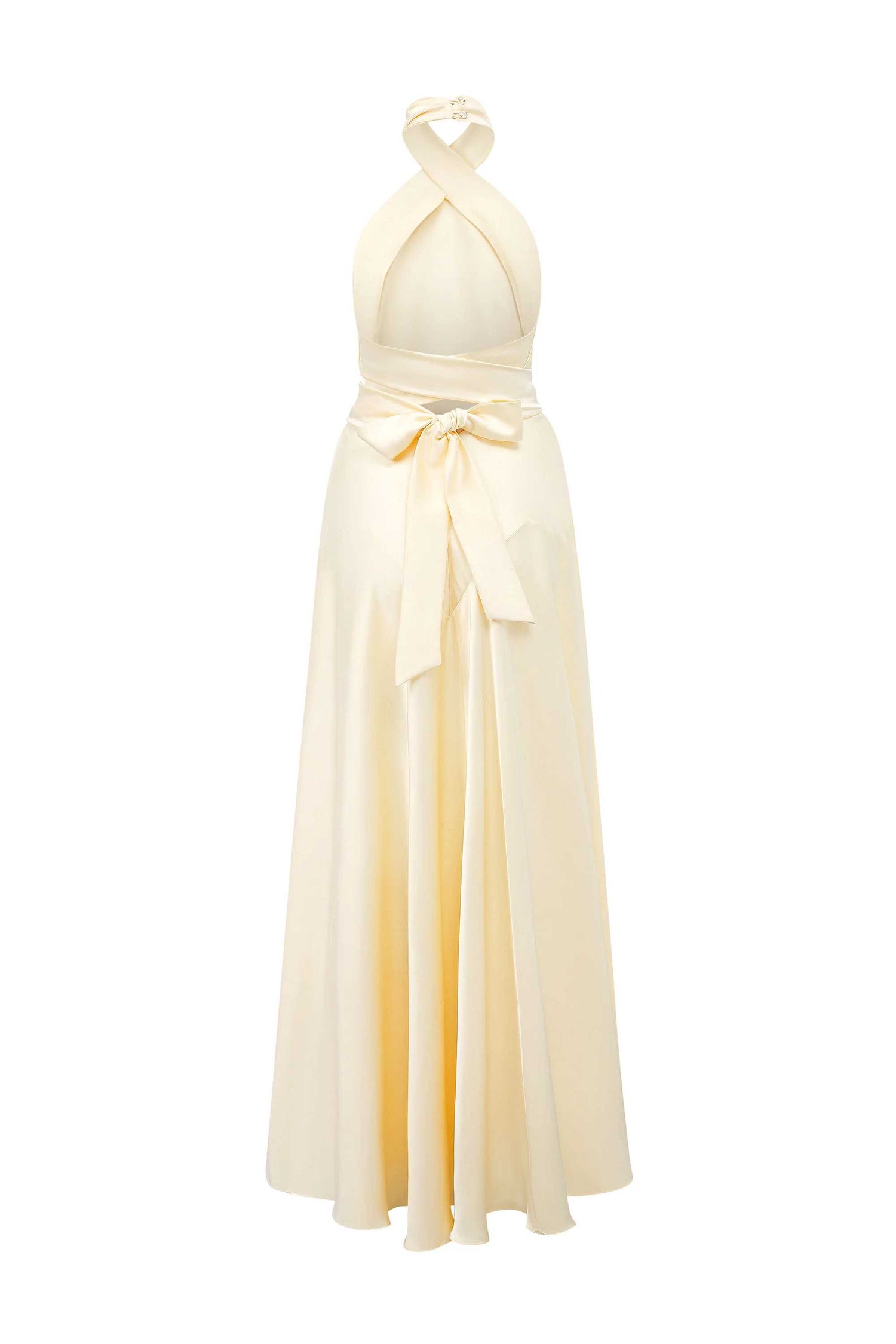 Phoebe Halter neck strap dress