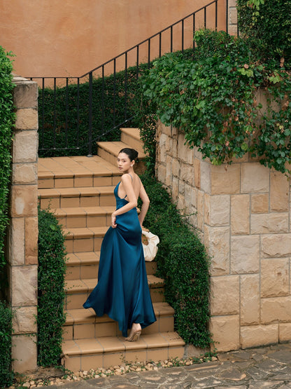 Phoebe Silk Evening Gown