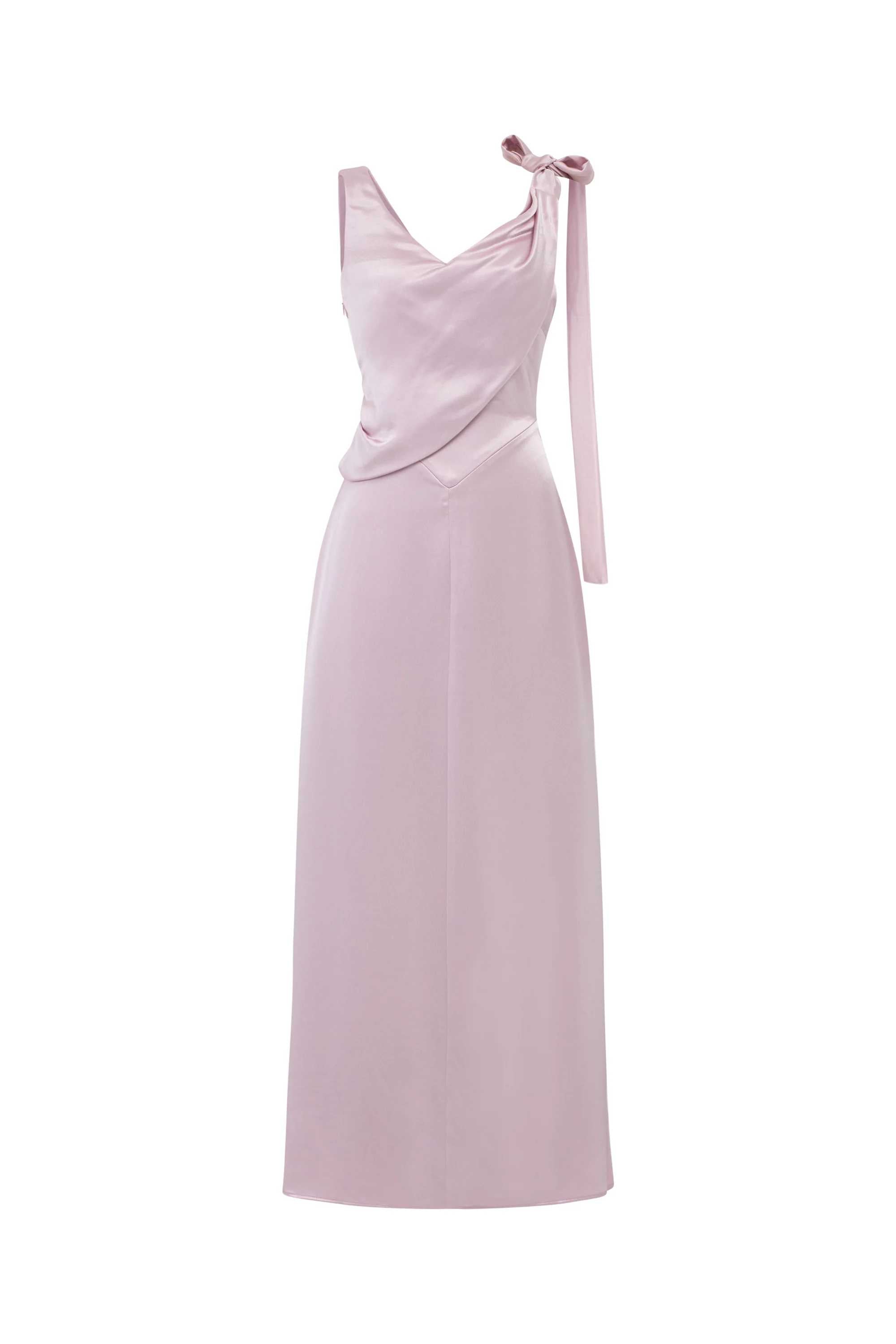 Phoebe Silk in Pink Dress