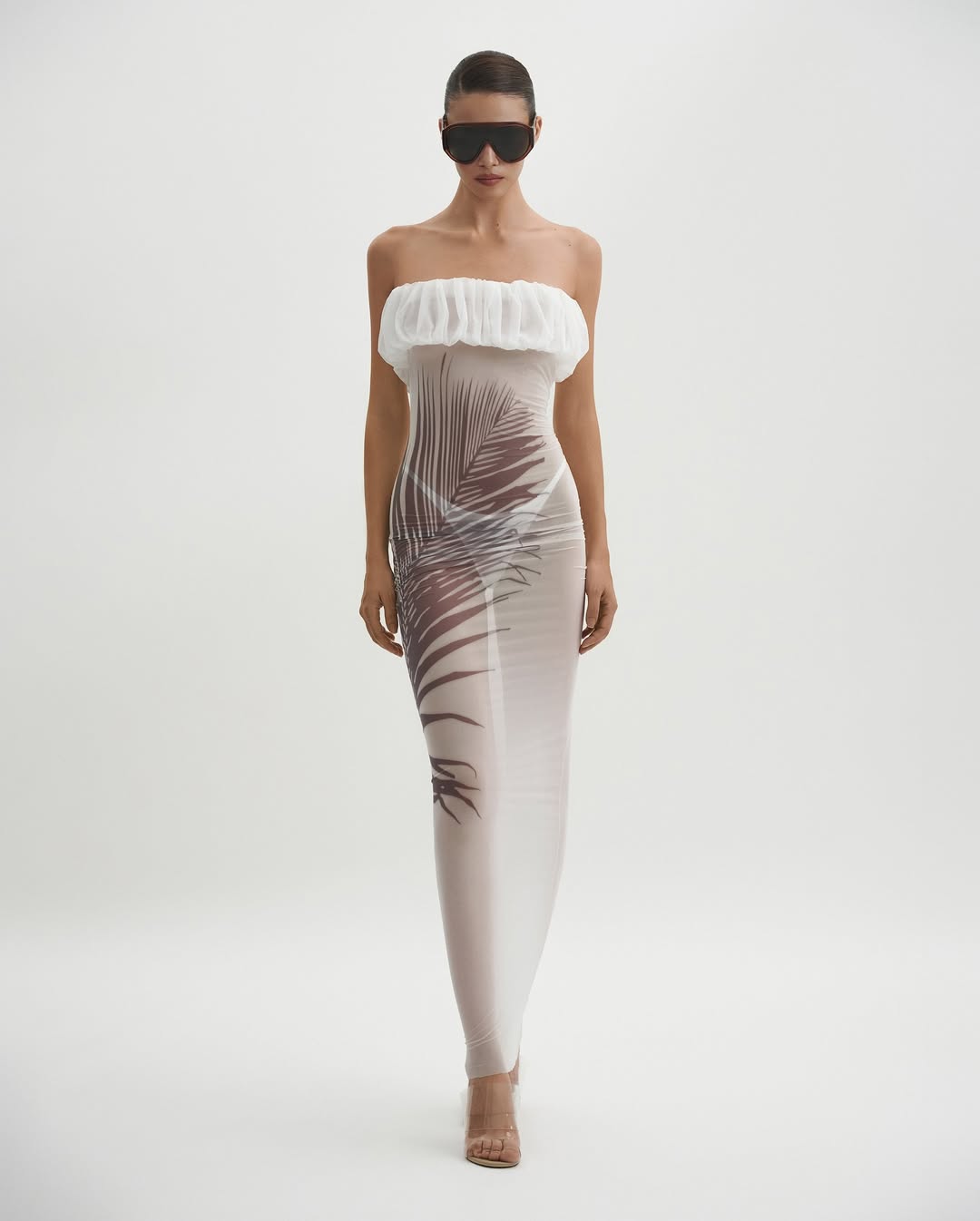 DATT PALM SHEER DRESS