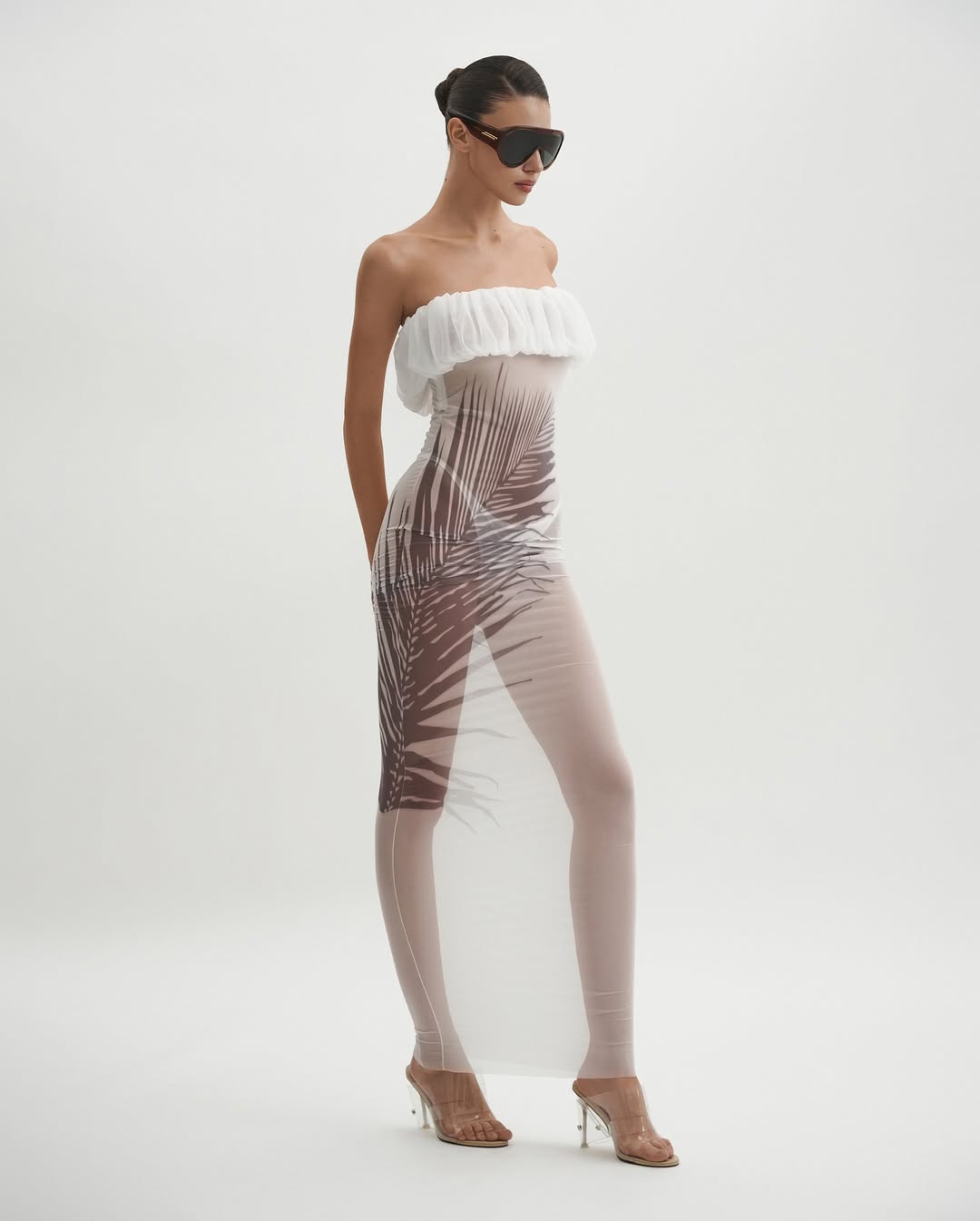 DATT PALM SHEER DRESS