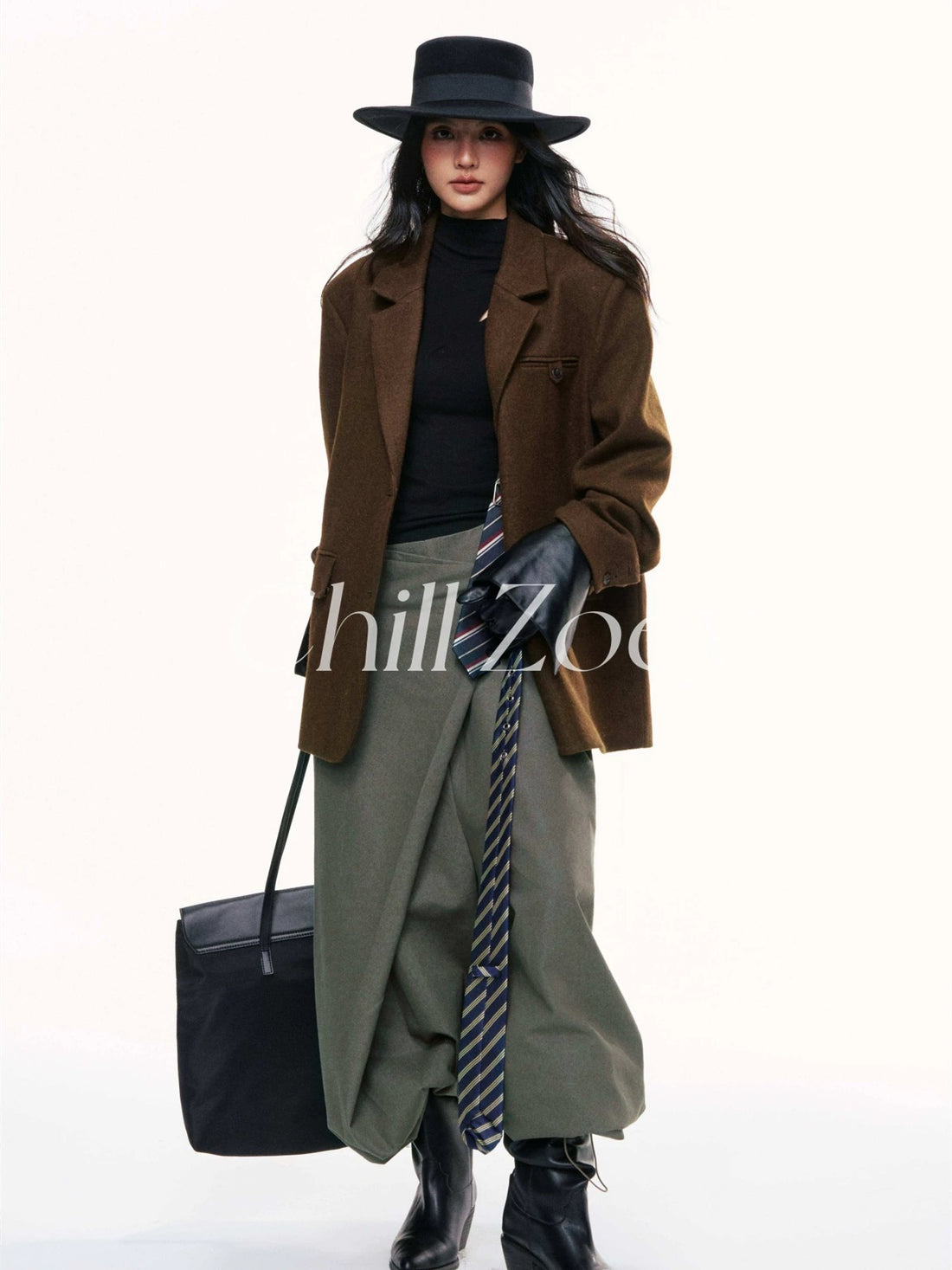 Chill Zoey Cedar piano room windbreaker jacket