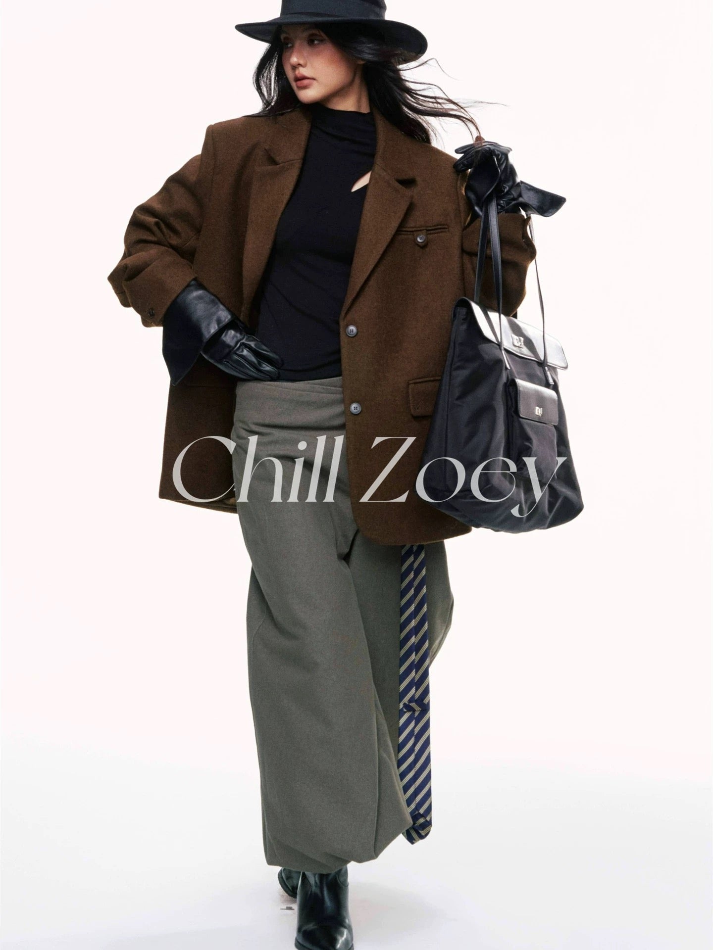 Chill Zoey Strap suit pants