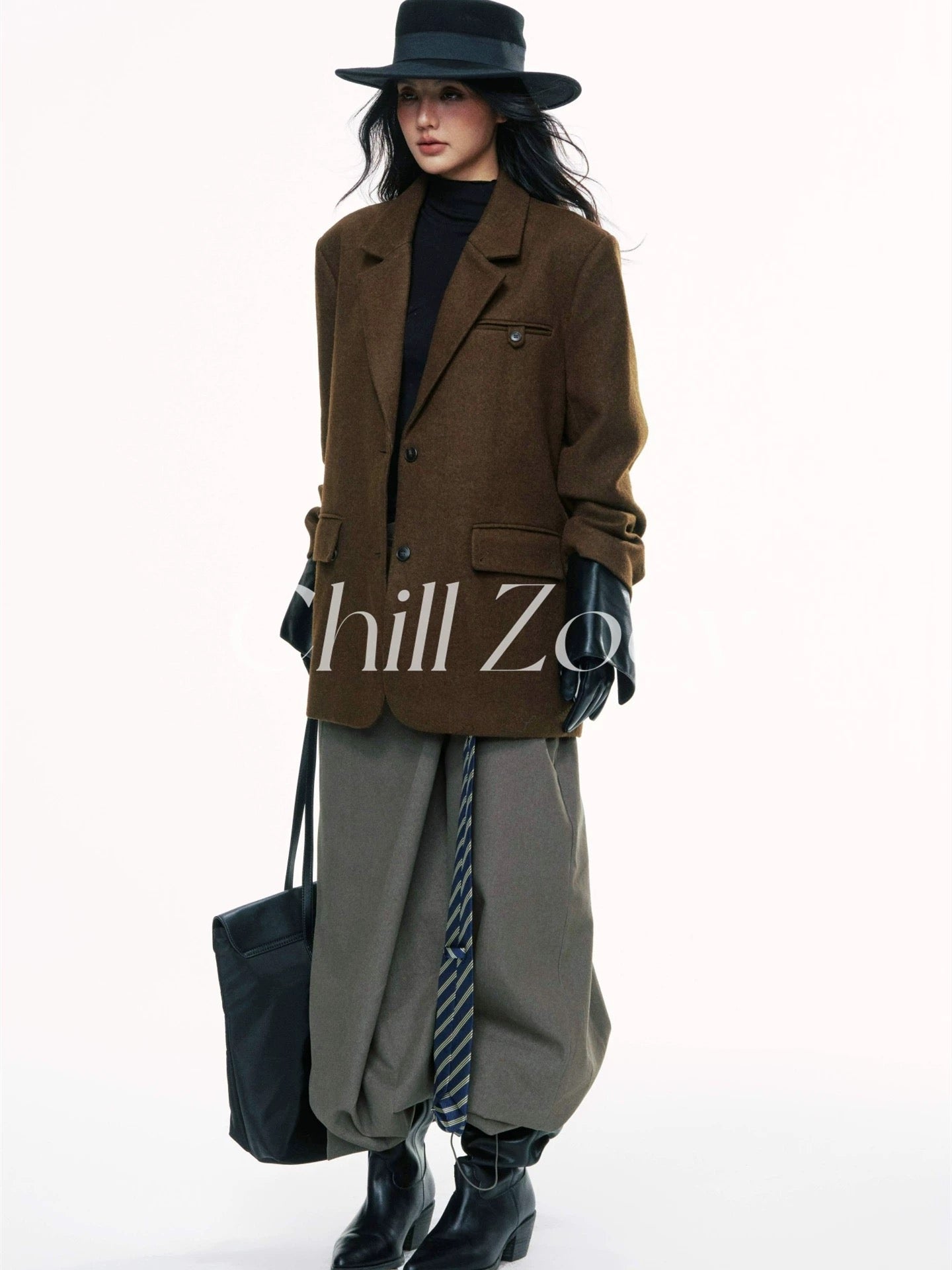 Chill Zoey Strap suit pants
