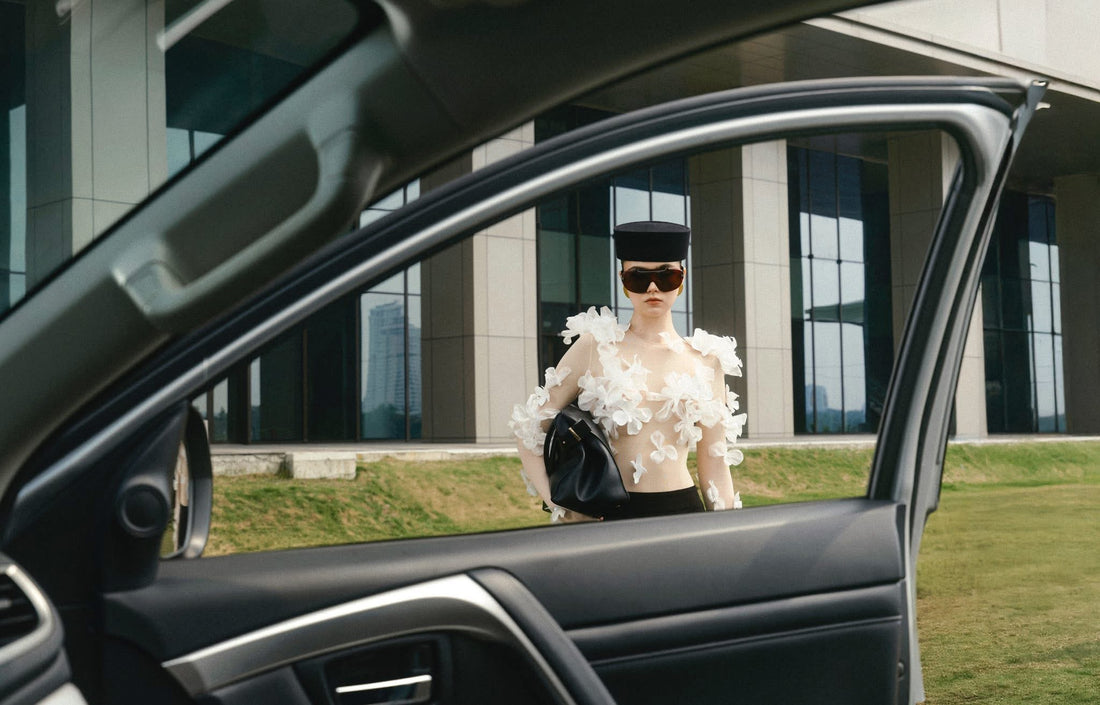 MAEL FEMME 3D floral top & Pants