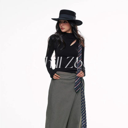 Chill Zoey Hollow out inner top