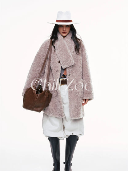 Chill Zoey Hibernation granular velvet jacket