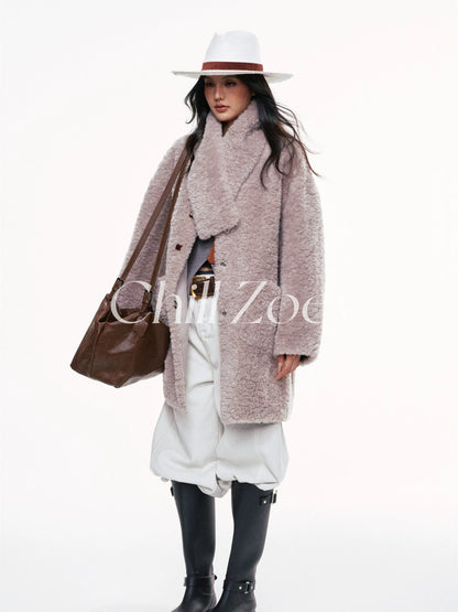 Chill Zoey Hibernation granular velvet jacket