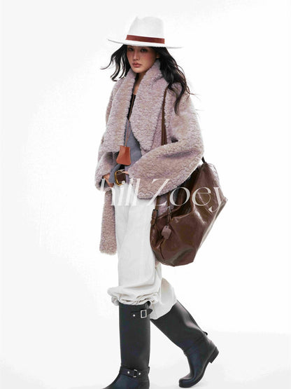 Chill Zoey Hibernation granular velvet jacket