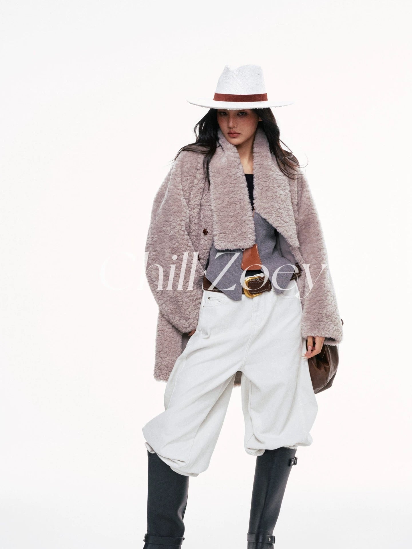 Chill Zoey Hibernation granular velvet jacket