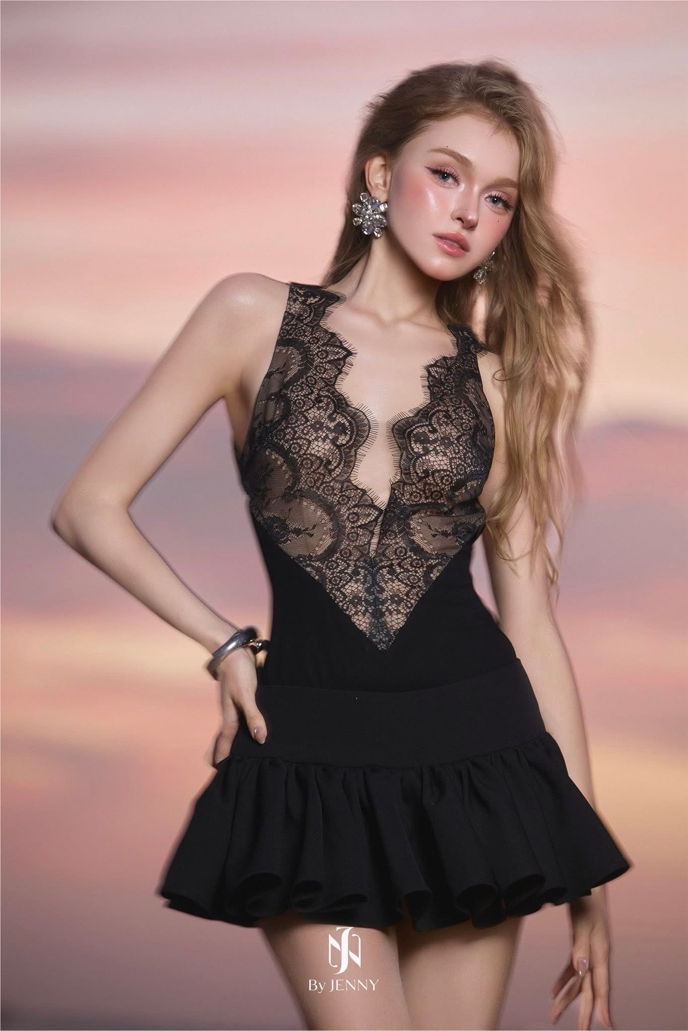 By JENNY Lune Bodysuit &amp; Lune Skirt