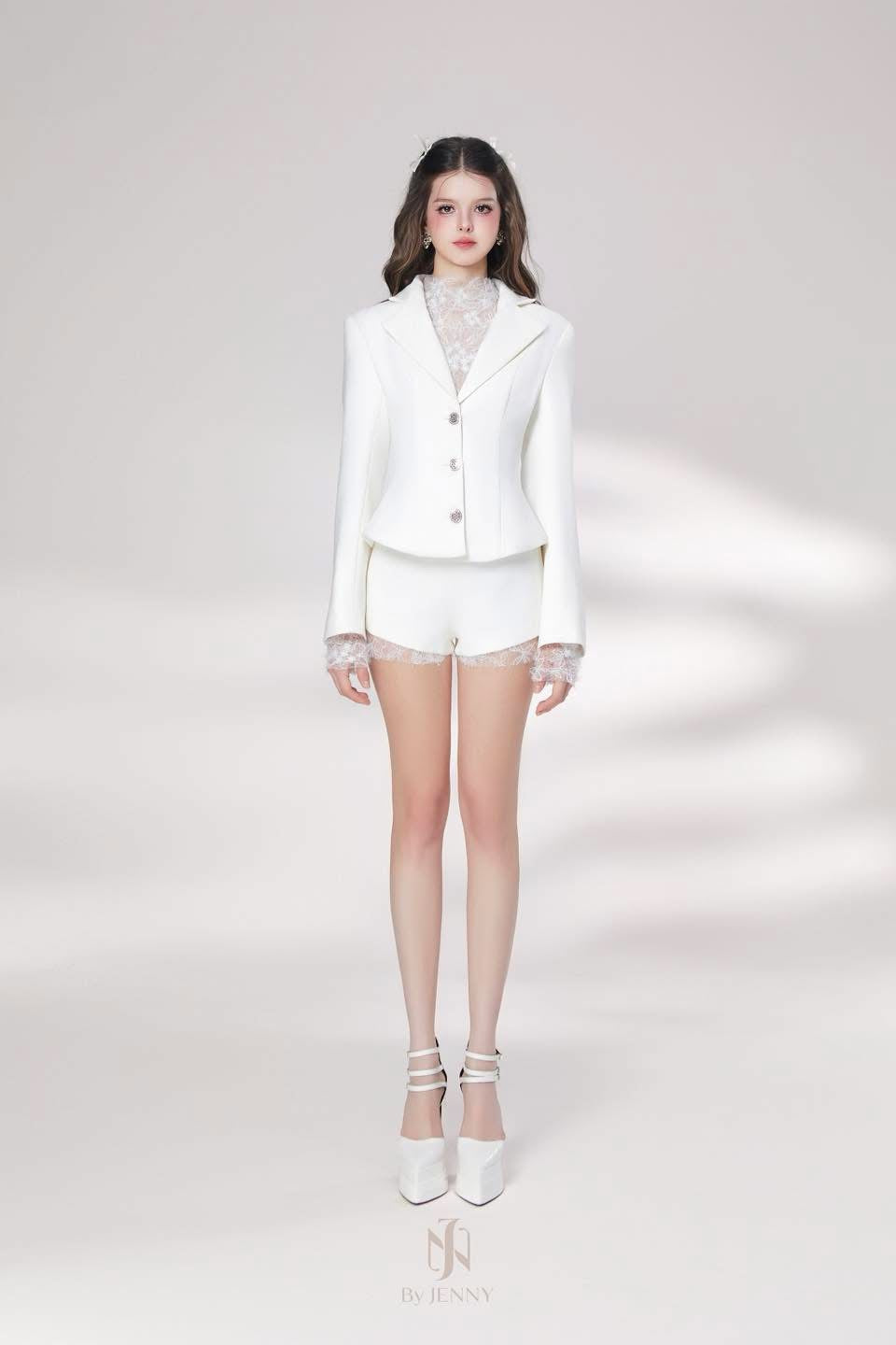 By JENNY Frost Vest &amp; Frost Top &amp; Frost Pants