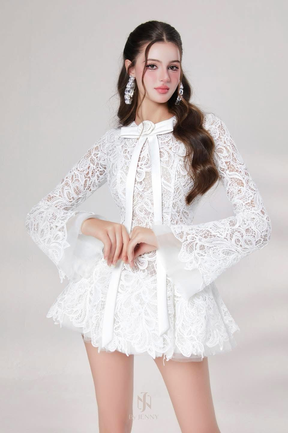 By JENNY Lace Dress (White)
