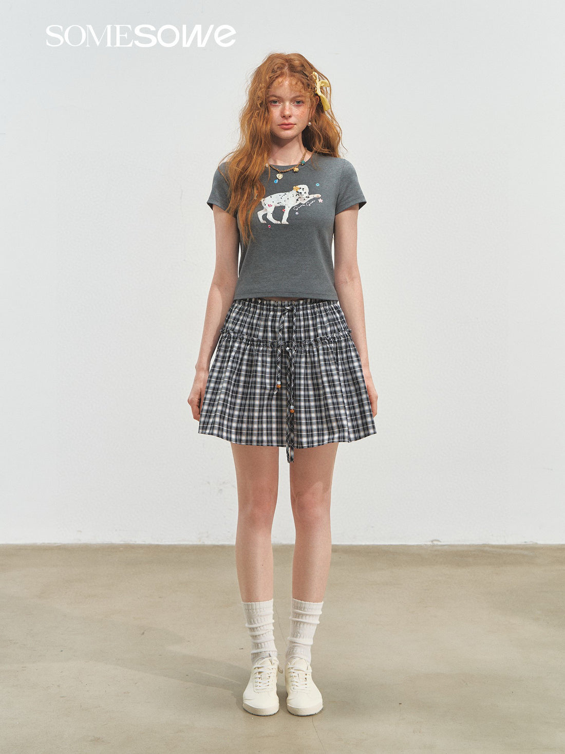 SOMESOWE S2508159 Spotted Dog T-shirt