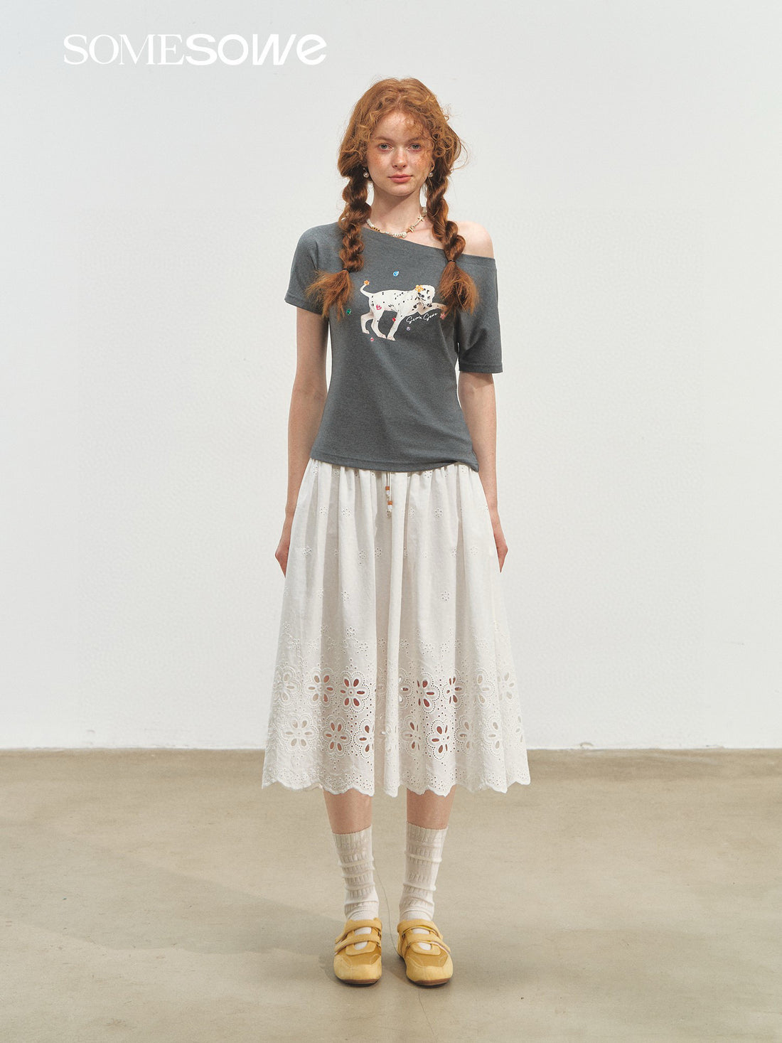 SOMESOWE S2508159 Spotted Dog T-shirt