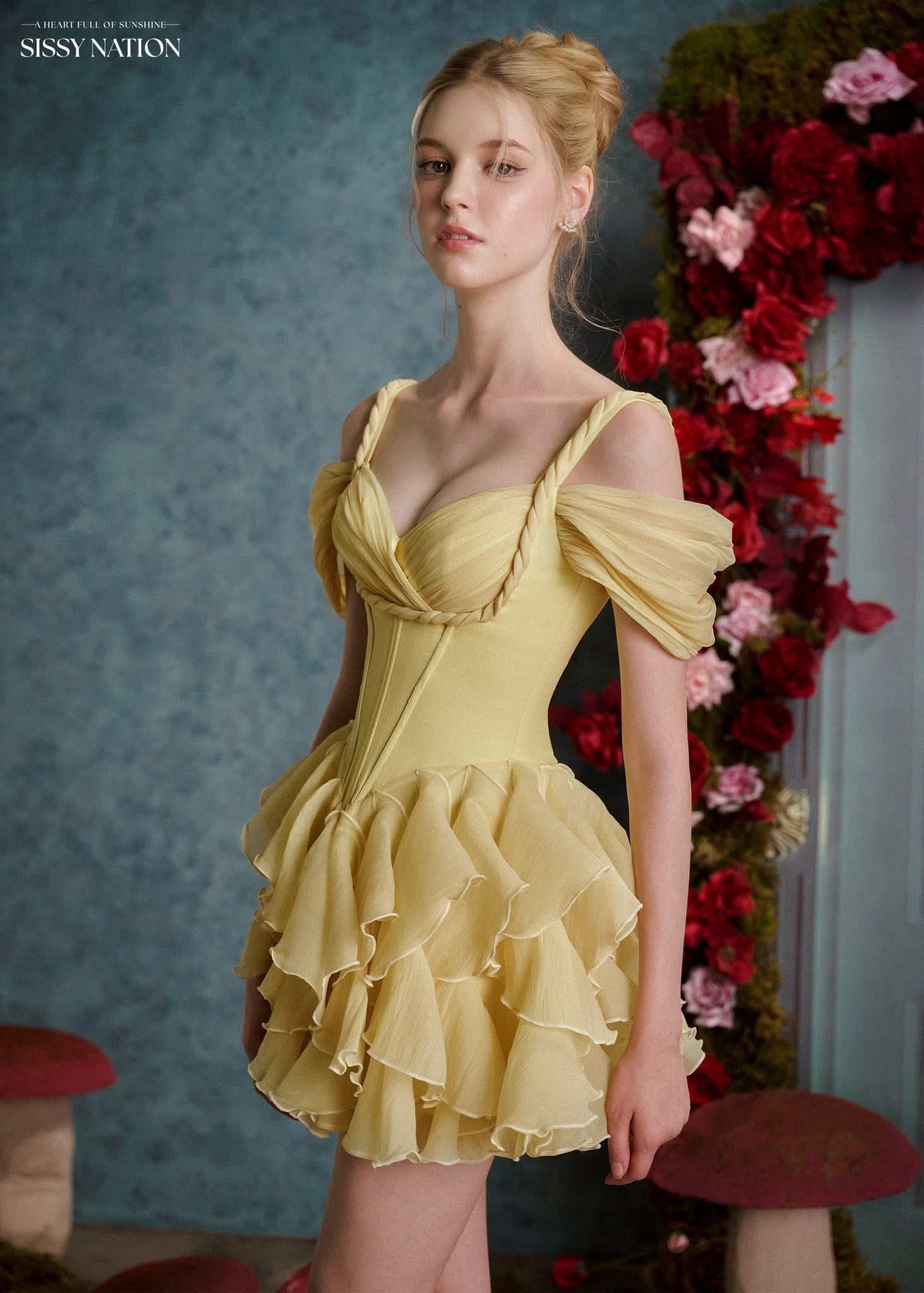 Sissy Young And Beautiful Corset Dress