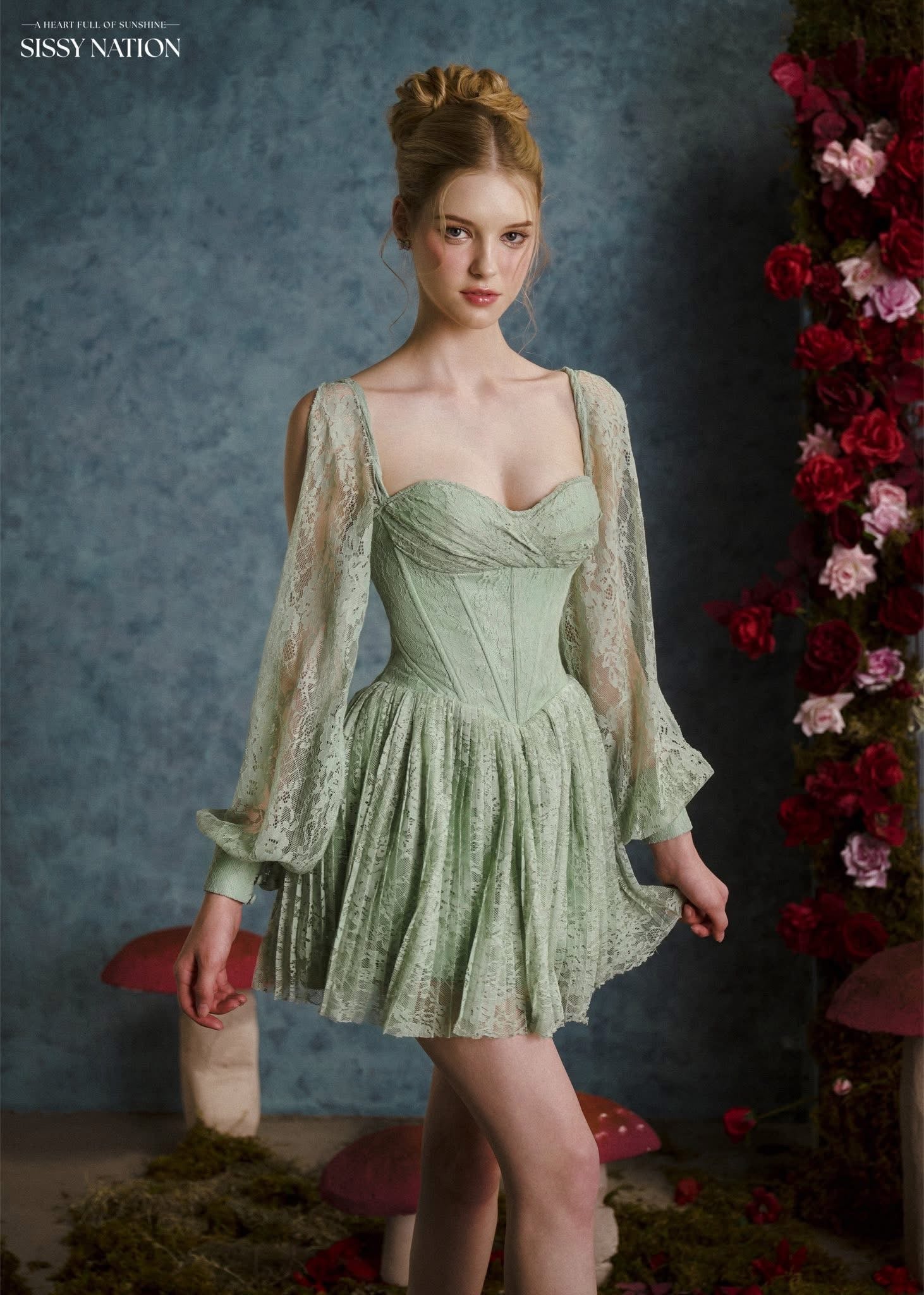 tinkerbell corset dress Sissy Tinkerbell Corset Dress CHUUI_Collection