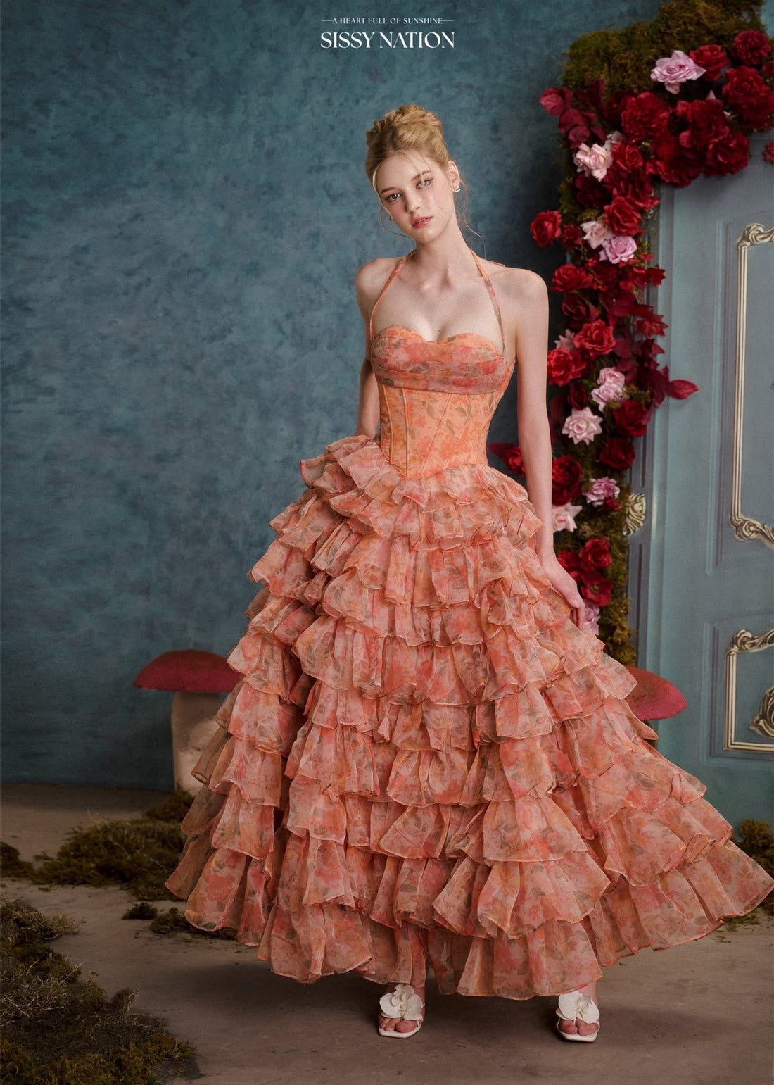 Sissy Mad At Disney Ruffle Gown Dress