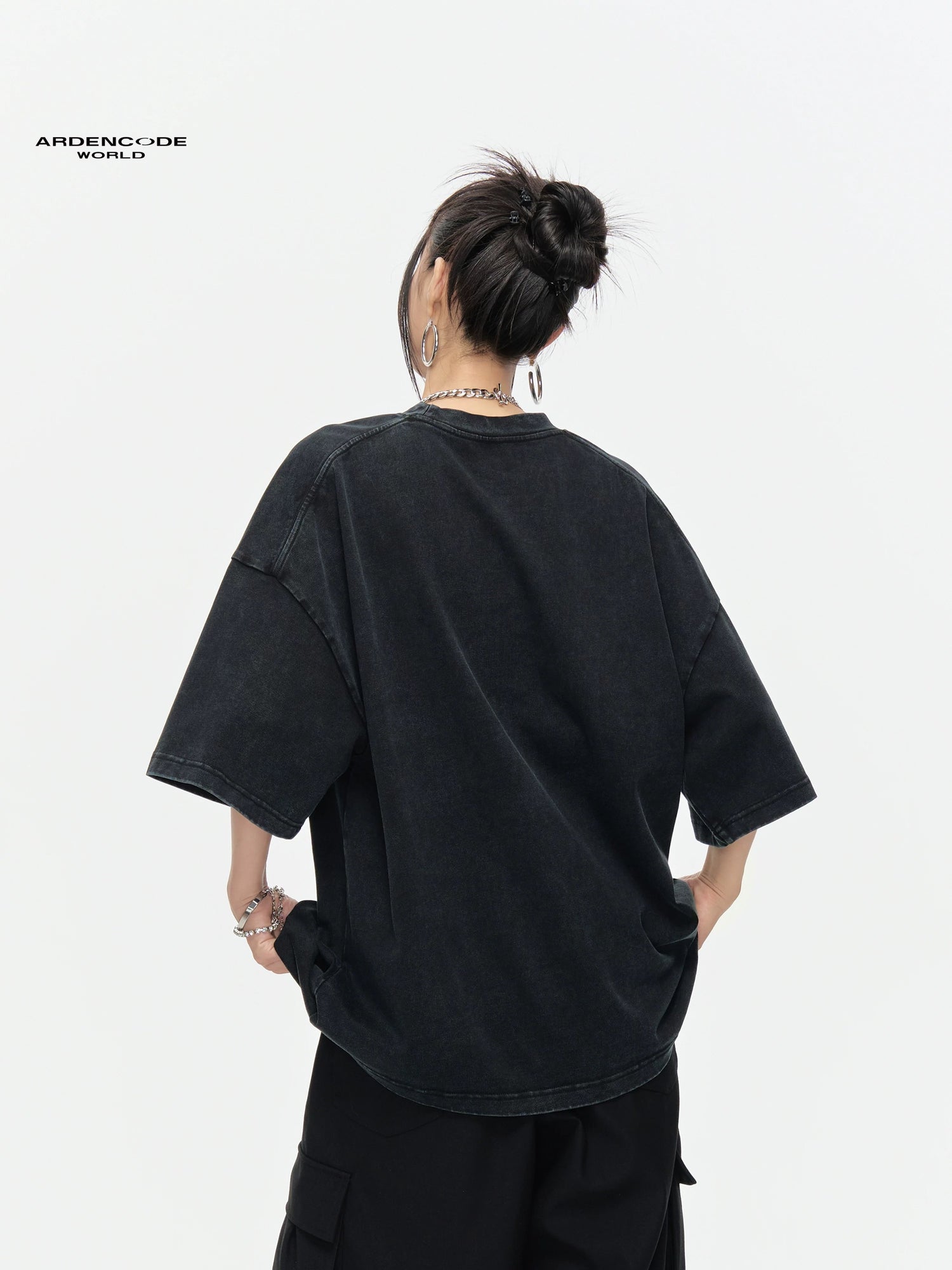 Arden Code Vintage letter print T-shirt