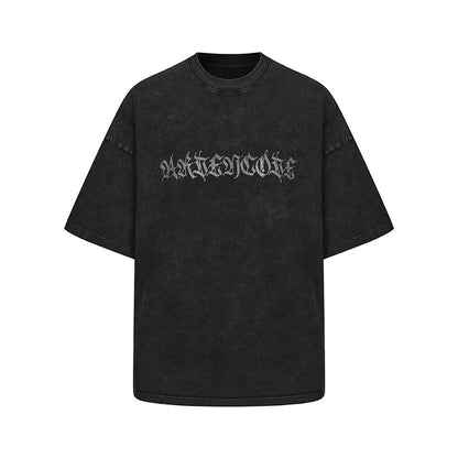 Arden Code Vintage letter print T-shirt