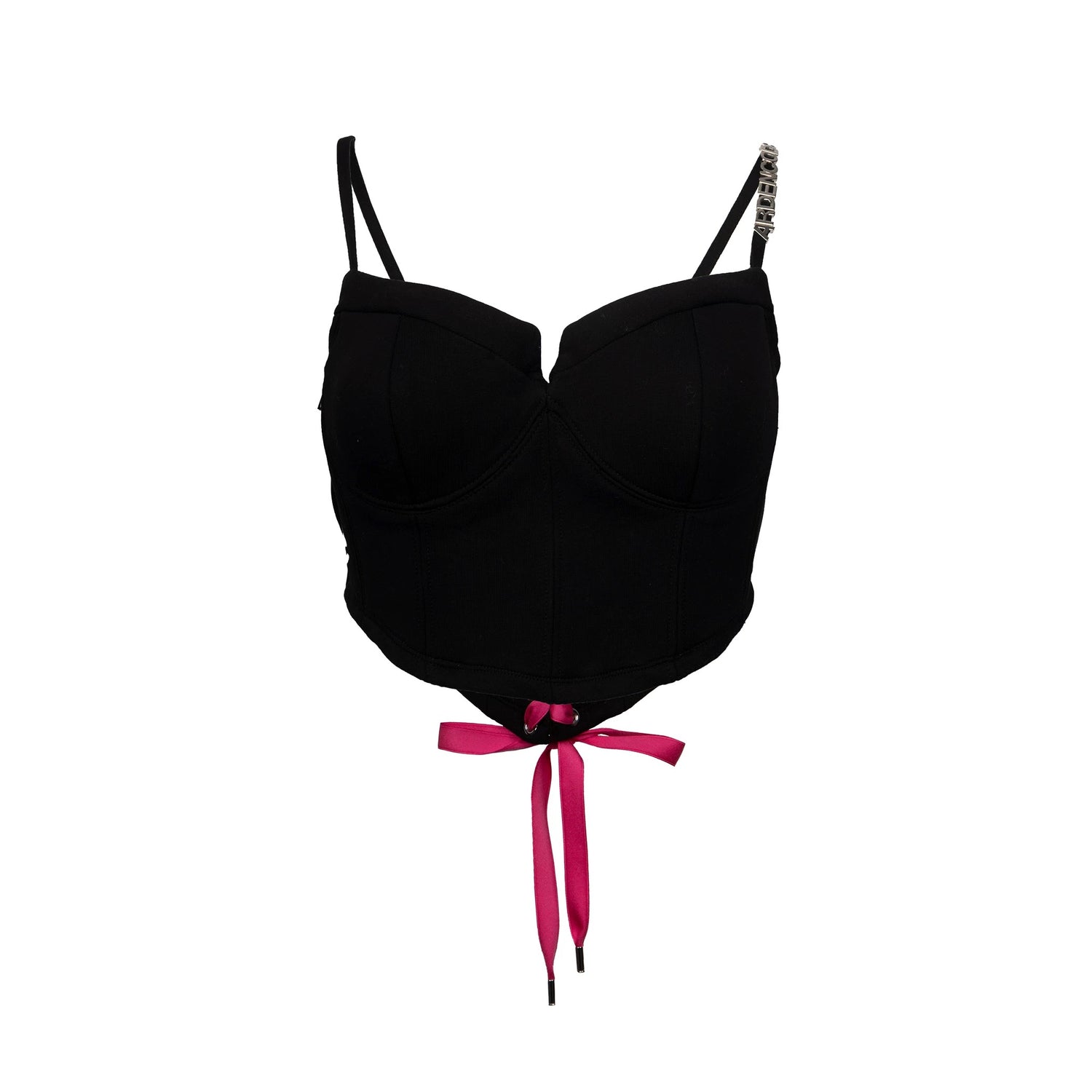 Arden Code Color blocking strap corset
