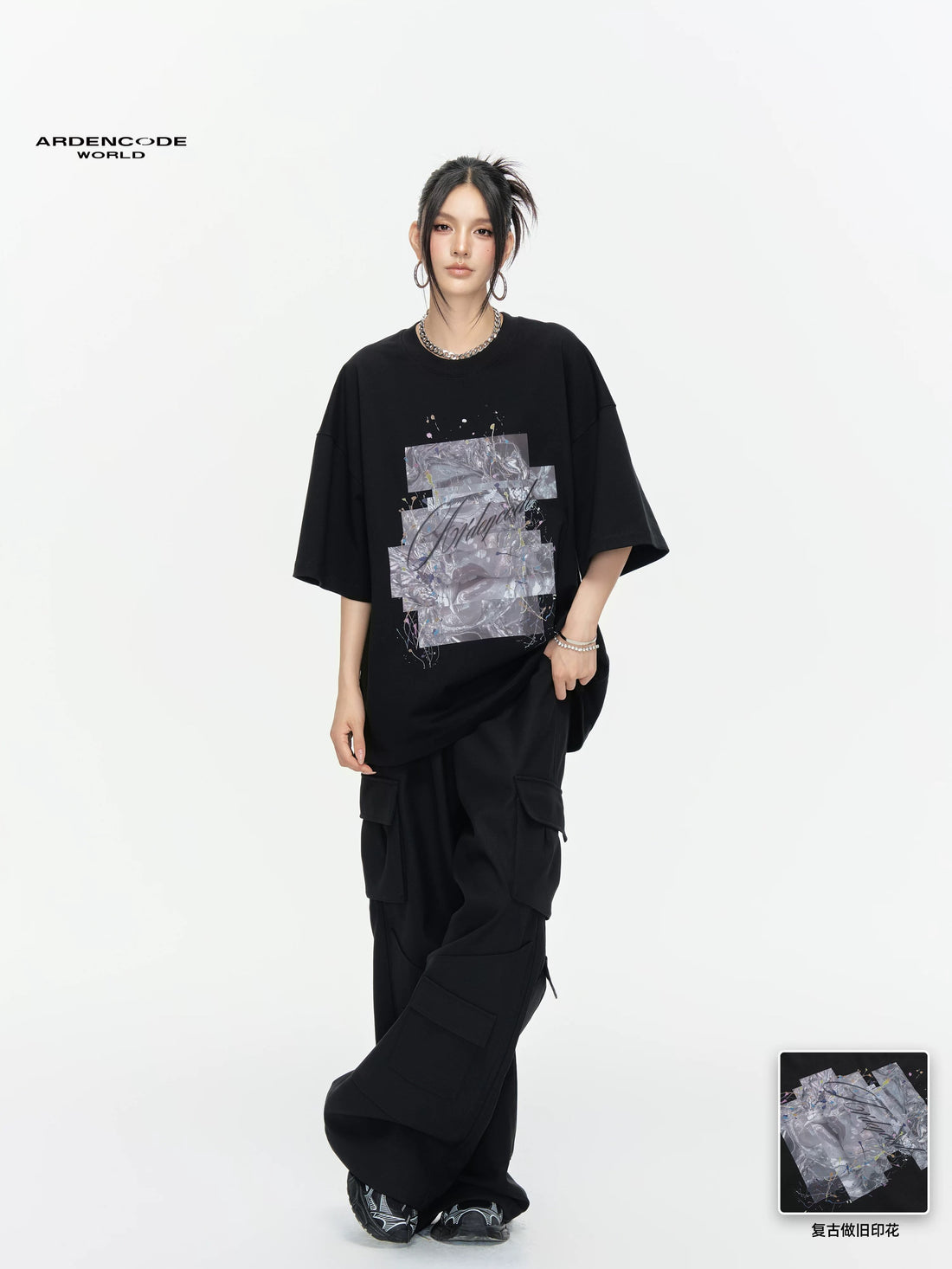 Arden Code Vintage printed cotton T-shirts