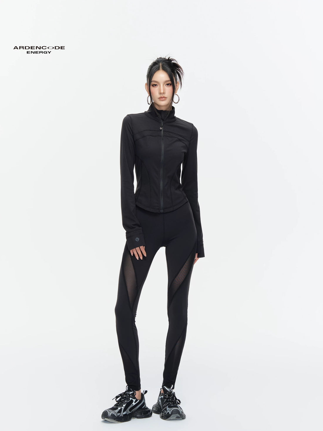 Arden Code Waist hugging short fitness jacket