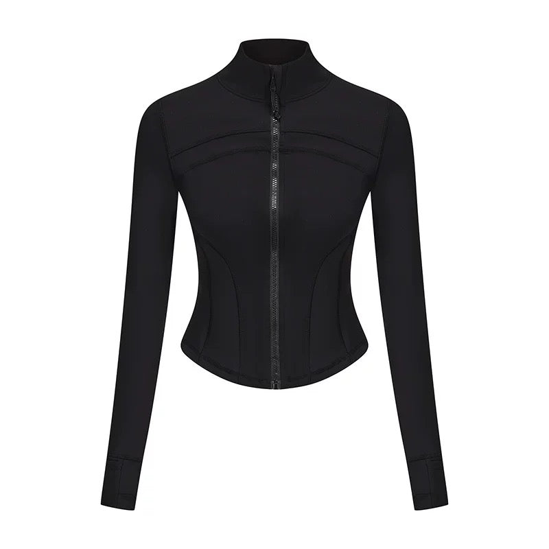 Arden Code Waist hugging short fitness jacket