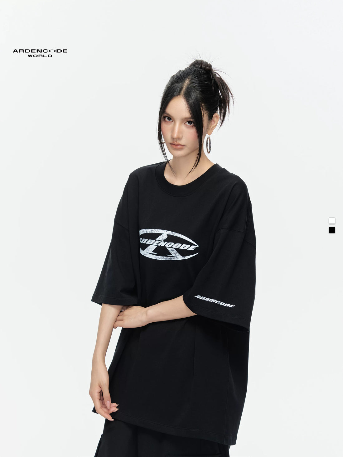 Arden Code Loose round neck T-shirt