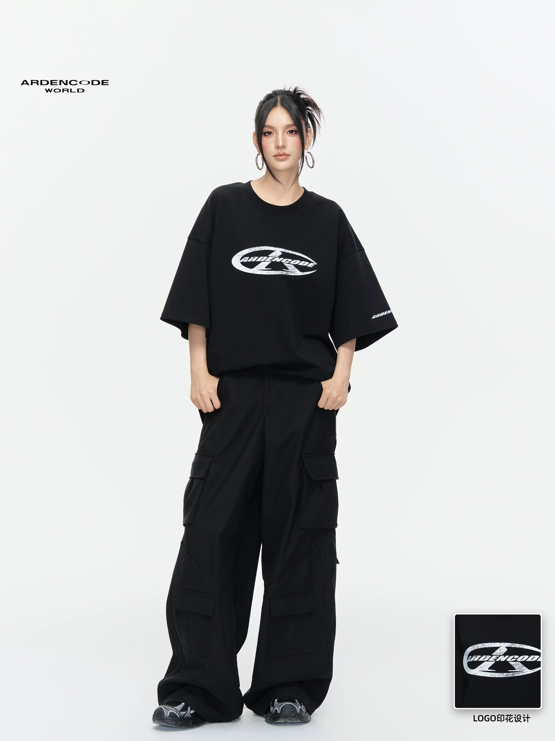 Arden Code Loose round neck T-shirt