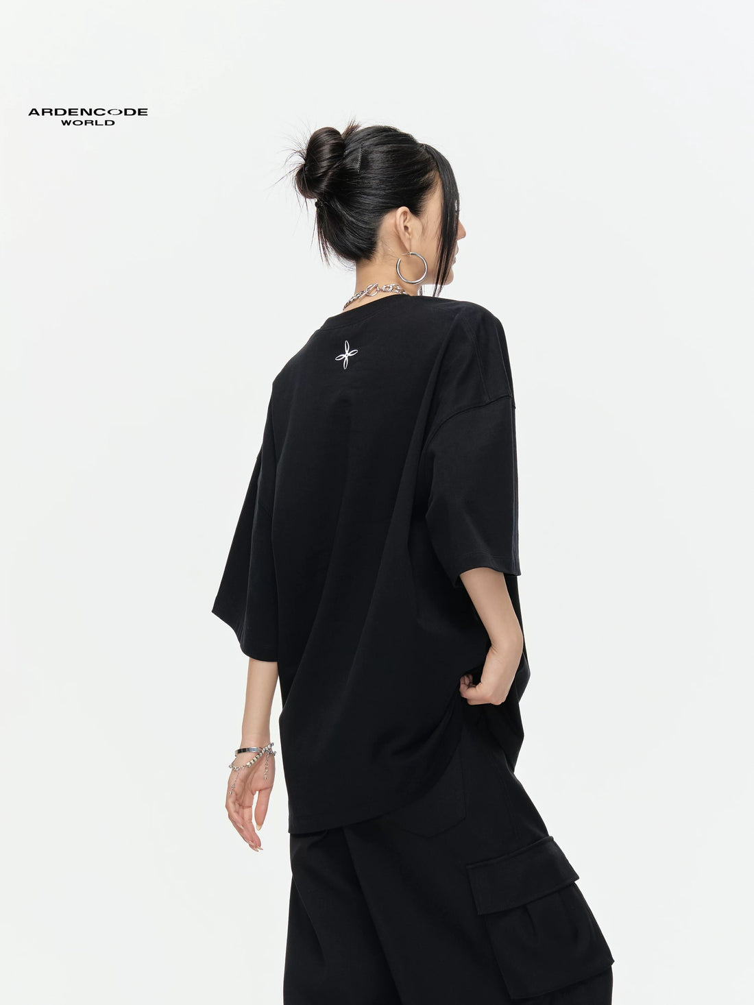 Arden Code Loose printed T-shirt