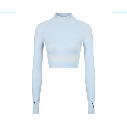 EDGII ED50AW13001&amp;ED50AW13002 Integrated woven contrasting base top +yoga pants