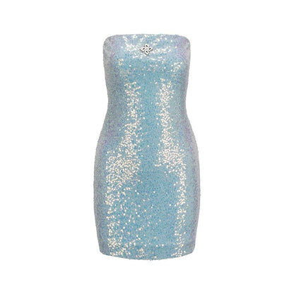 Arden Code Sequin tight mini dress