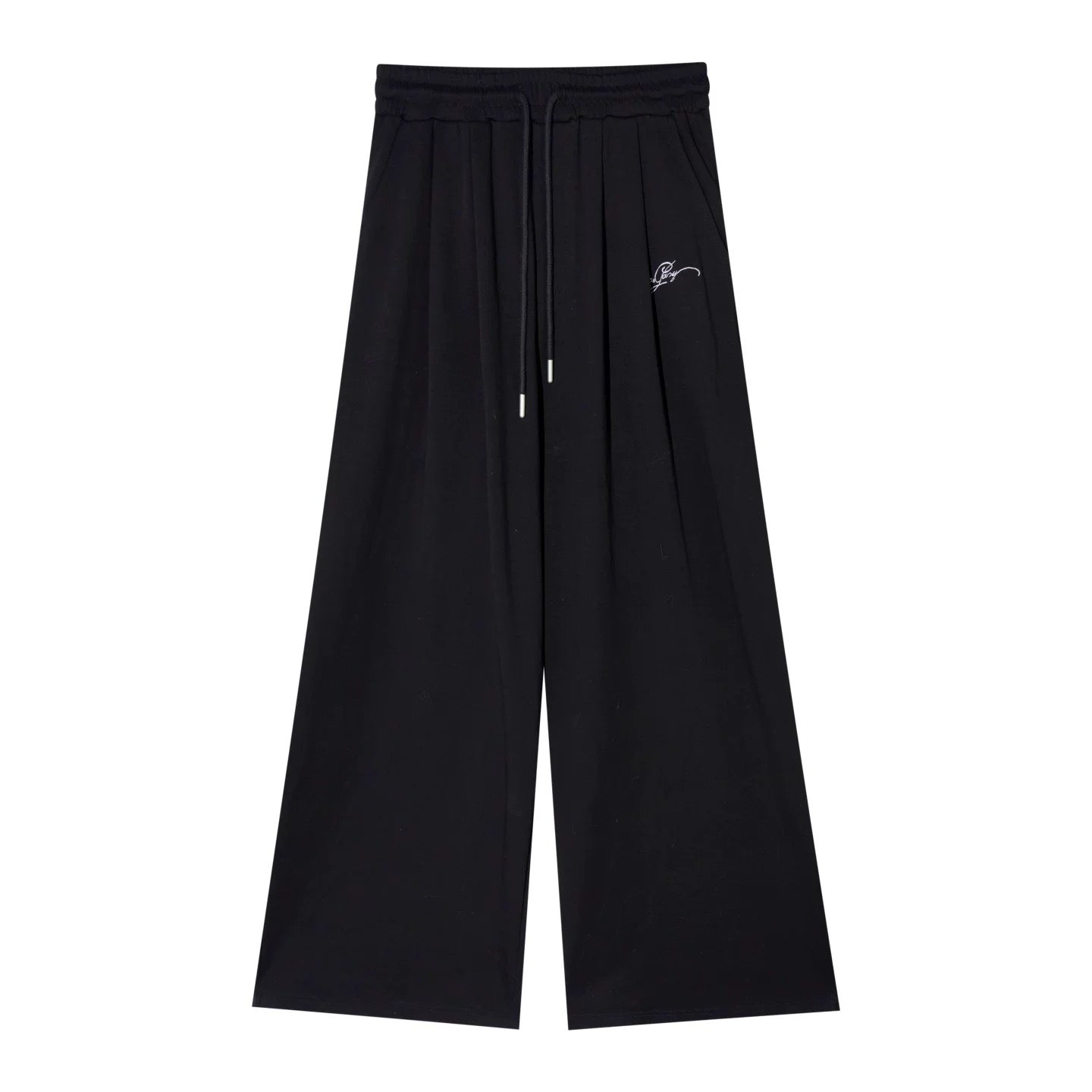 AsGony ASG25656&amp;ASG25657 Preppy style suspender hooded drawstring hoodie + pants