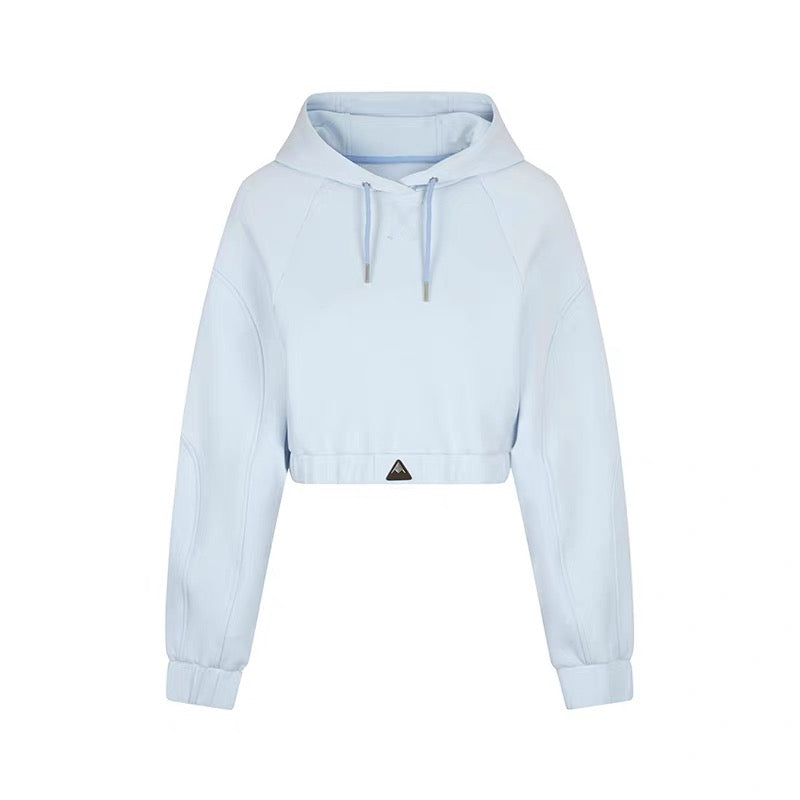 EDGII ED50AW16003&amp;ED50AW16005 Hooded drawstring hoodie + sweatpants set