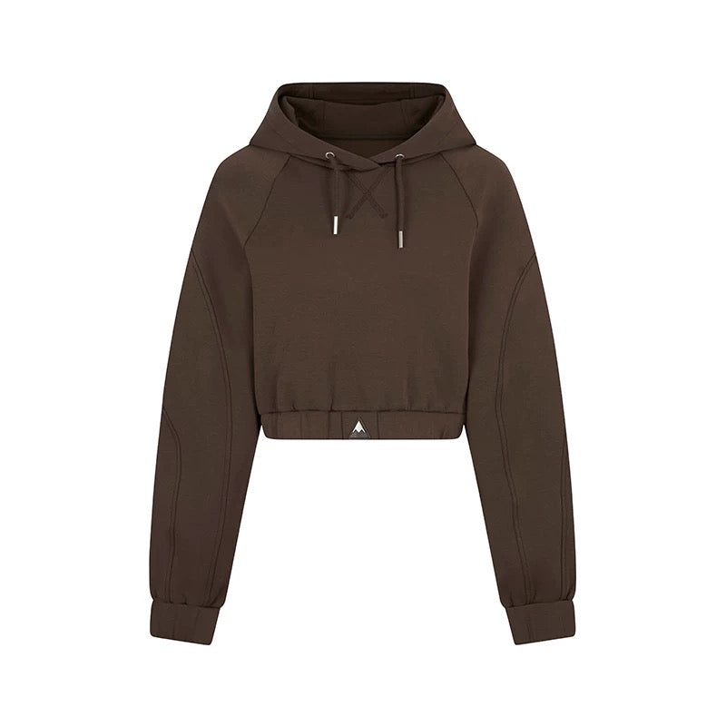 EDGII ED50AW16003&amp;ED50AW16005 Hooded drawstring hoodie + sweatpants set