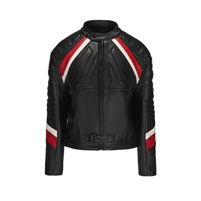 Arden Code Contrasting motorcycle jacket
